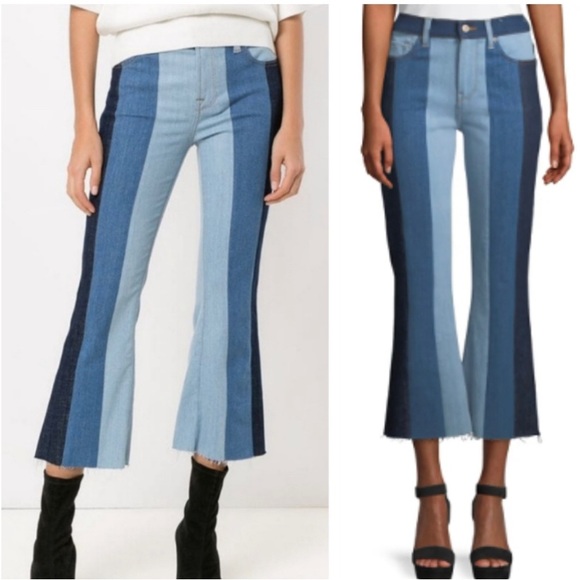 7 For All Mankind Denim - 7 FOR ALL MANKIND
Patchwork Cropped Ali in Patchwork Found